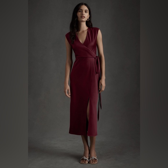 New BHLDN Louisa Dark Berry Dress By Anthropologie!!